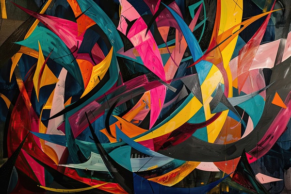 Abstract Expression 78H2P9 45 Print