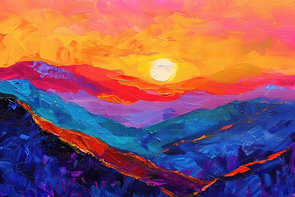 Chromatic Sunset H9P4Z2 58 by Abstract Rebellion