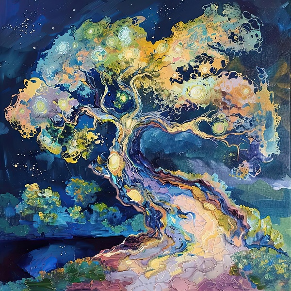 Celestial Arbor NZ92HJ 55 Print