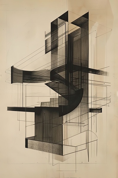 Architectural Abstraction 7H29PZ 45 by Abstract Rebellion