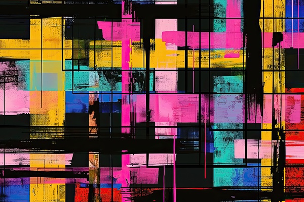 Chromatic Gridlock 2P9H7N 60 by Abstract Rebellion