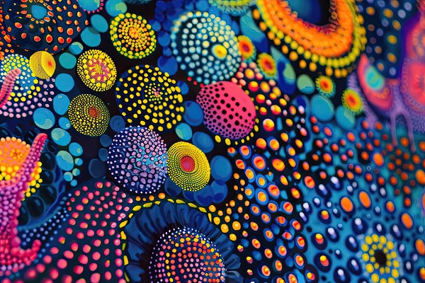 Cosmic Bloom 7H29P4 45 by Abstract Rebellion