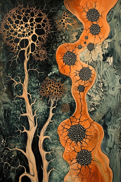 Arboreal Bloom ZX92HK 55 by Abstract Rebellion