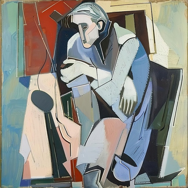 Contemplative Pose H92N3Z 64 by Abstract Rebellion