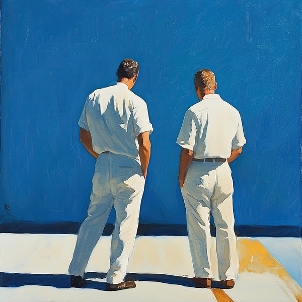 Azure Contemplation Y9H2N5 47 by Abstract Rebellion