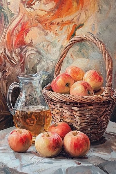 Autumn Apples Still Life H2N3P9 47 by Abstract Rebellion