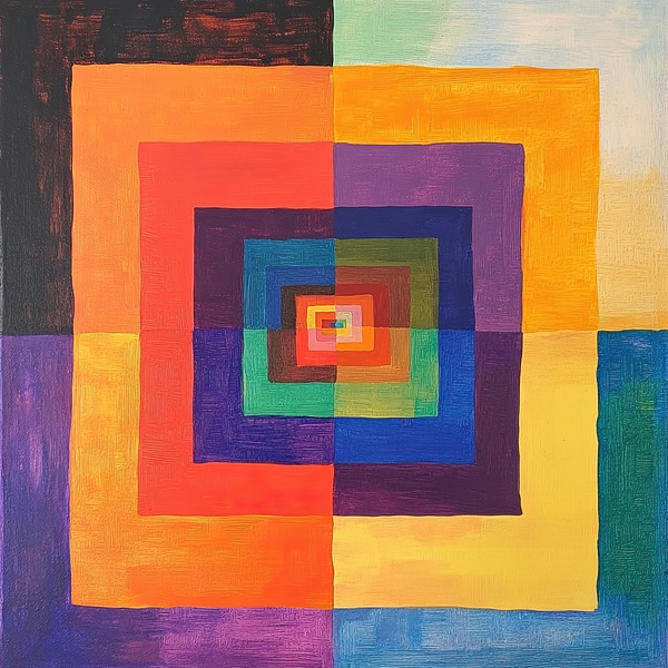 Chromatic Convergence H2N3P9 55 Print