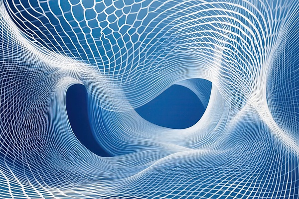 Azure Net Vortex H3N9P2 53 by Abstract Rebellion