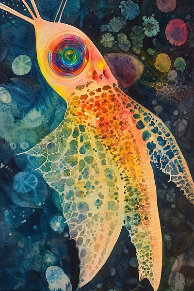 Cosmic Sea Creature H3N5P9 63 by Abstract Rebellion