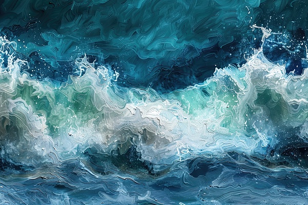 Azure Depths NZ92H3 52 by Abstract Rebellion