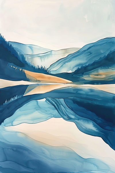 Azure Reflections H79B2N 51 by Abstract Rebellion