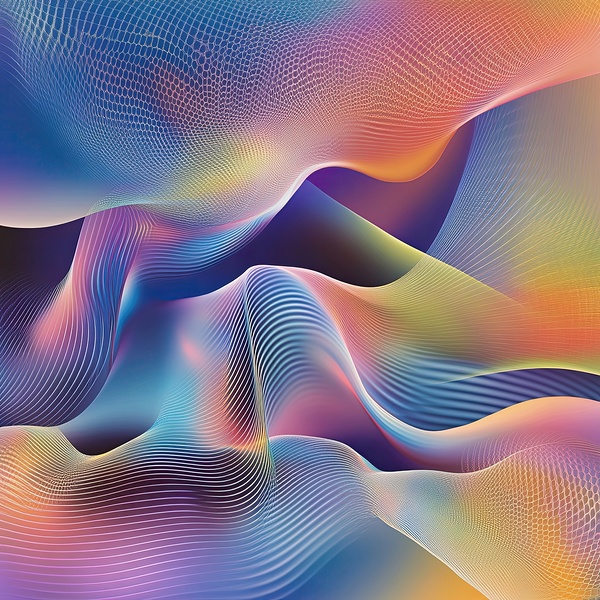 Chromatic Waves 48P2N 50 by Abstract Rebellion