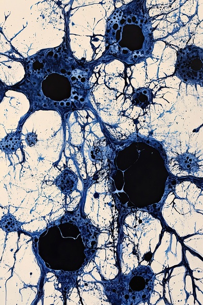 Azure Neural Network H3N9P 65 by Abstract Rebellion