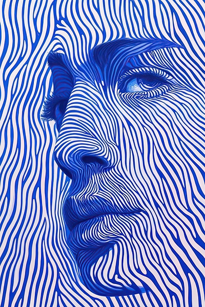 Azure Contours WHP483 68 by Abstract Rebellion