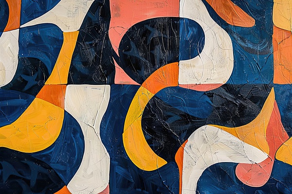 Abstract Interplay 7294B 48 Print