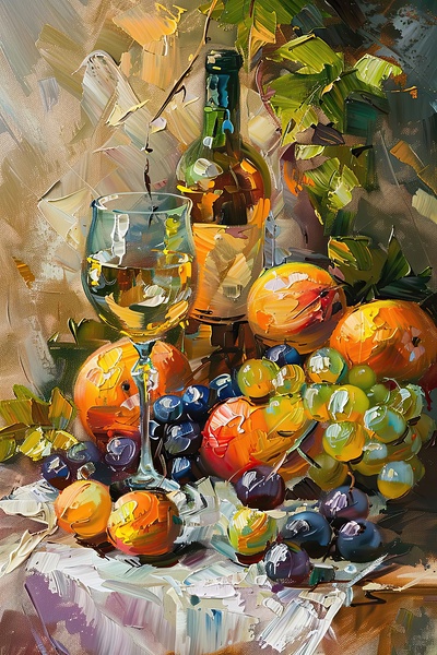 Autumn Harvest Still Life H2N3P9 55 Print