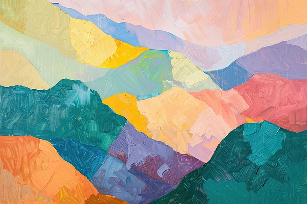 Chromatic Ridges H2N9P4 60 by Abstract Rebellion