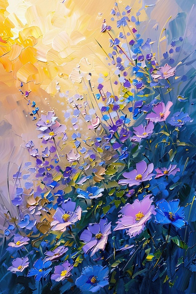 Blooming Cosmos Dance H29PNZ 50 by Abstract Rebellion