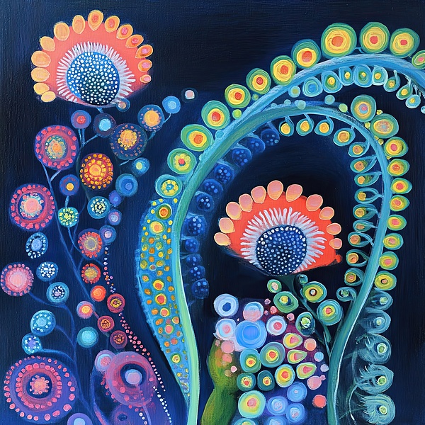 Blooming Cosmos 7H9N2P 47 by Abstract Rebellion