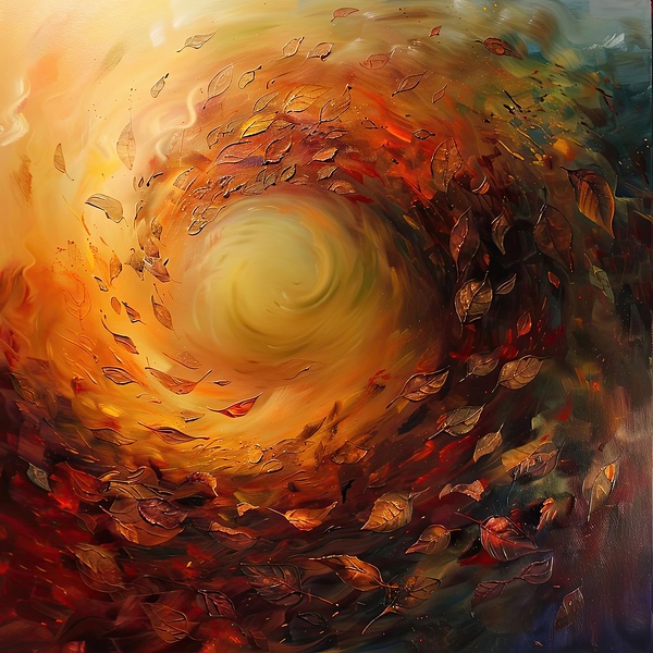 Autumn Whirlwind NH94B2 65 by Abstract Rebellion