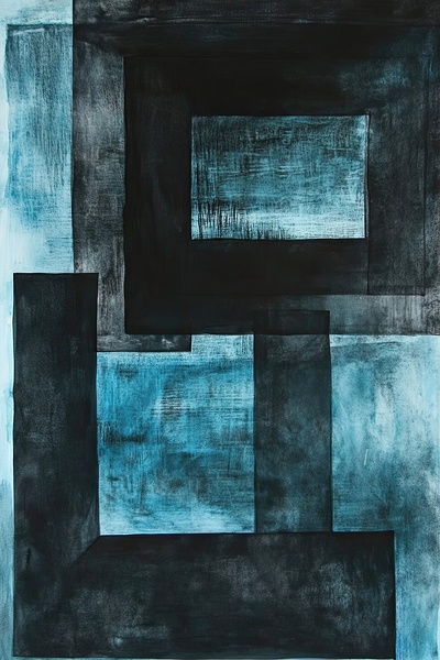 Azure Depths Within Frames 2Y9N7J 48 by Abstract Rebellion