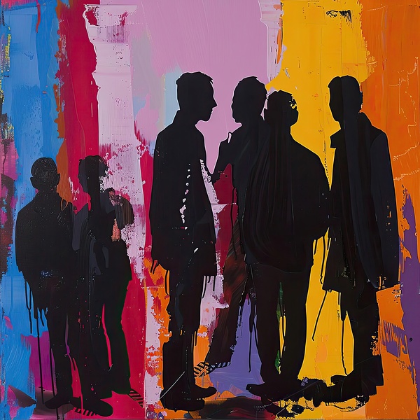 Chromatic Silhouettes H3N9P2 58 by Abstract Rebellion