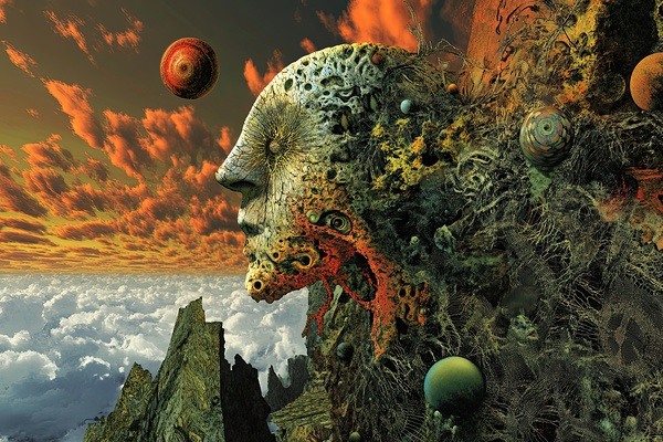 Cosmic Contemplation H2P9N2 55 by Abstract Rebellion