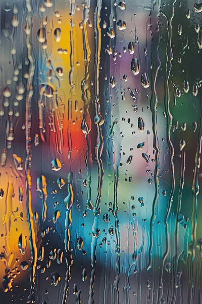 Chromatic Rain Streams 5H2N9Z 45 by Abstract Rebellion