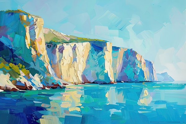 Azure Cliffs Glimmer 29HBC 58 by Abstract Rebellion