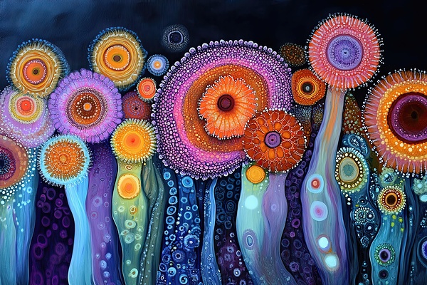 Blooming Cosmos 79HNPZ 62 by Abstract Rebellion