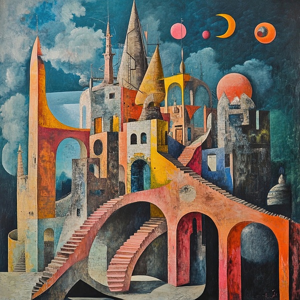 Celestial Cityscape NV93K2 62 Print