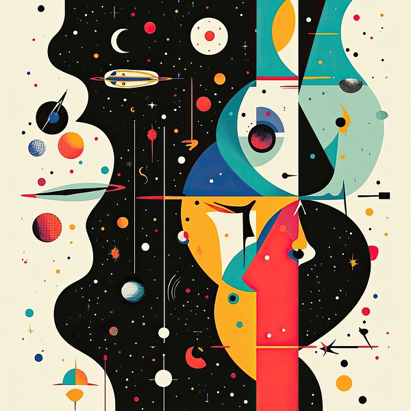 Cosmic Reflections 7H3N2P 60 Print