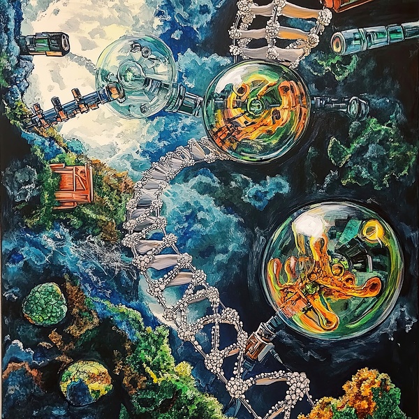 Cellular Cosmos 48H9N2 62 by Abstract Rebellion