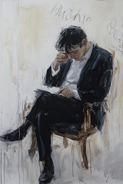 Contemplative Reader 9H3N2B 57 by Abstract Rebellion