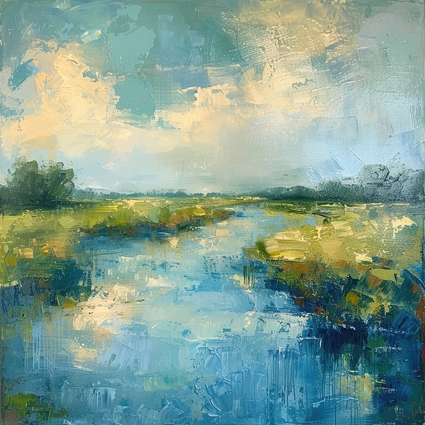 Azure River Flow 5H2N9P 49 by Abstract Rebellion