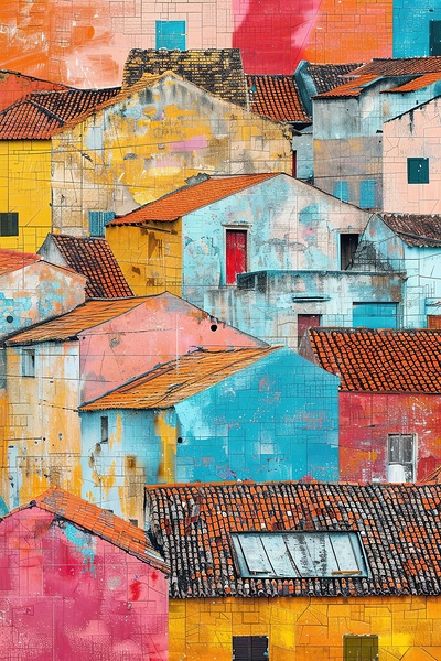 Chromatic Urban Patchwork 5H2N9Z 57 by Abstract Rebellion
