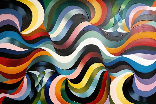 Chromatic Waves Dance 7892P 48 by Abstract Rebellion