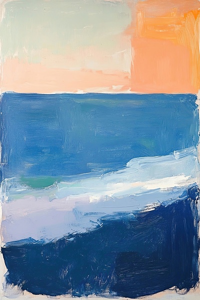 Azure Horizon Glow J9P4N2 55 Print