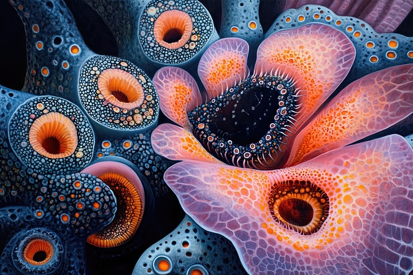 Bio Luminescence Bloom H9P4N2 65 by Abstract Rebellion