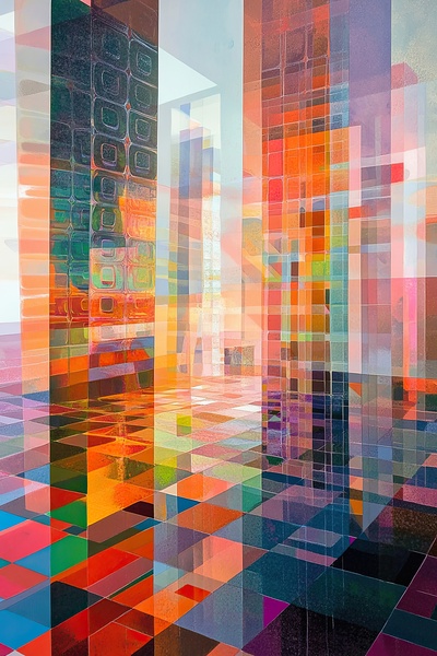 Chromatic Tessellation 2P9H7N 63 by Abstract Rebellion