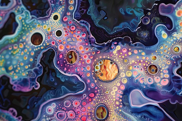 Cosmic Cellular Forms H2N9P4 55 by Abstract Rebellion