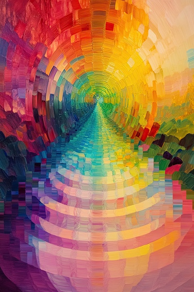 Chromatic Vortex Journey 5Z8N9H 58 by Abstract Rebellion