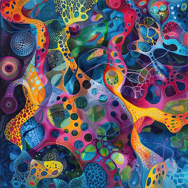 Cosmic Bloom 7H29P4 49 by Abstract Rebellion
