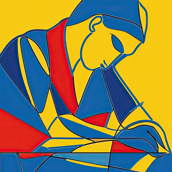 Contemplative Study Y29HNP 55 by Abstract Rebellion