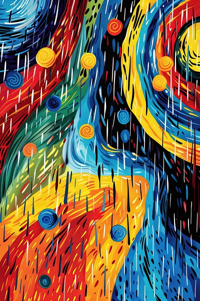 Chromatic Rain Dance H2N9P2 47 by Abstract Rebellion