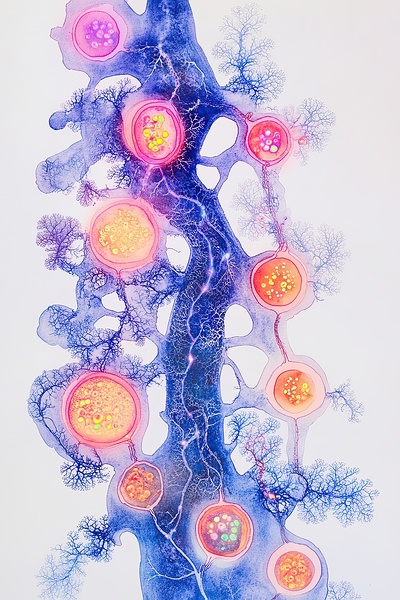 Arboreal Nexus Flow 9P3N2H 55 Print