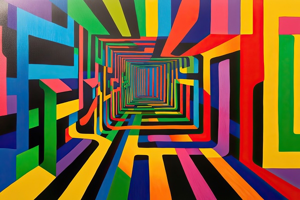 Chromatic Labyrinth 7H3N2P 62 by Abstract Rebellion