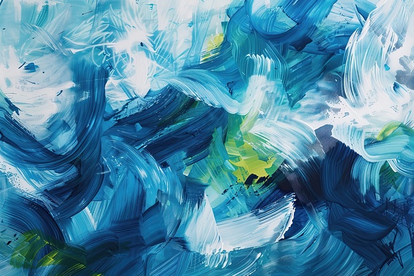 Azure Currents Dance H2N9P4 58 by Abstract Rebellion