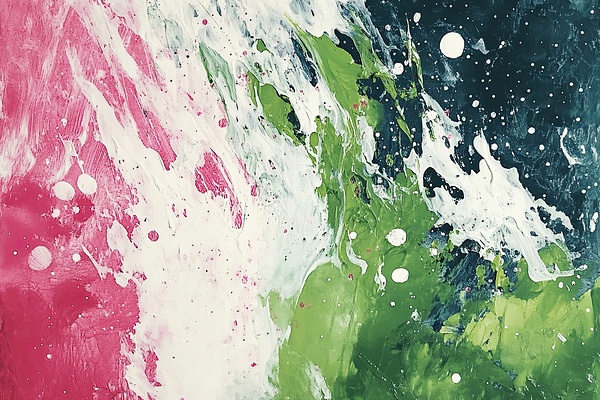 Cosmic River Flow H9P4Z2 45 Print