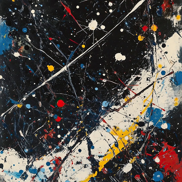 Cosmic Splatter Dance H2N3P9 57 by Abstract Rebellion